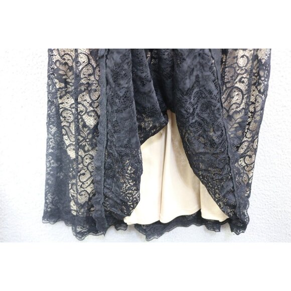 Torrid Black Sheer Lace Babydoll Dress-Size 1X-Lined-Whimsigoth-Goth-Witch - Picture 6 of 12